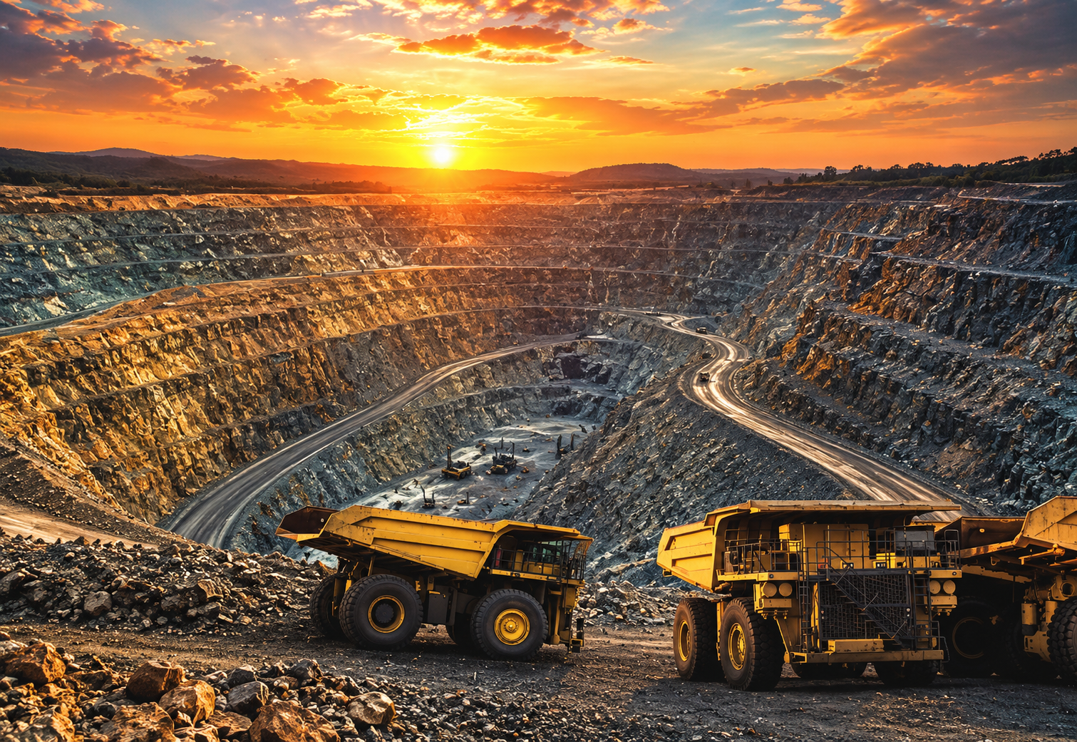 Open-pit mining and earth-moving operations